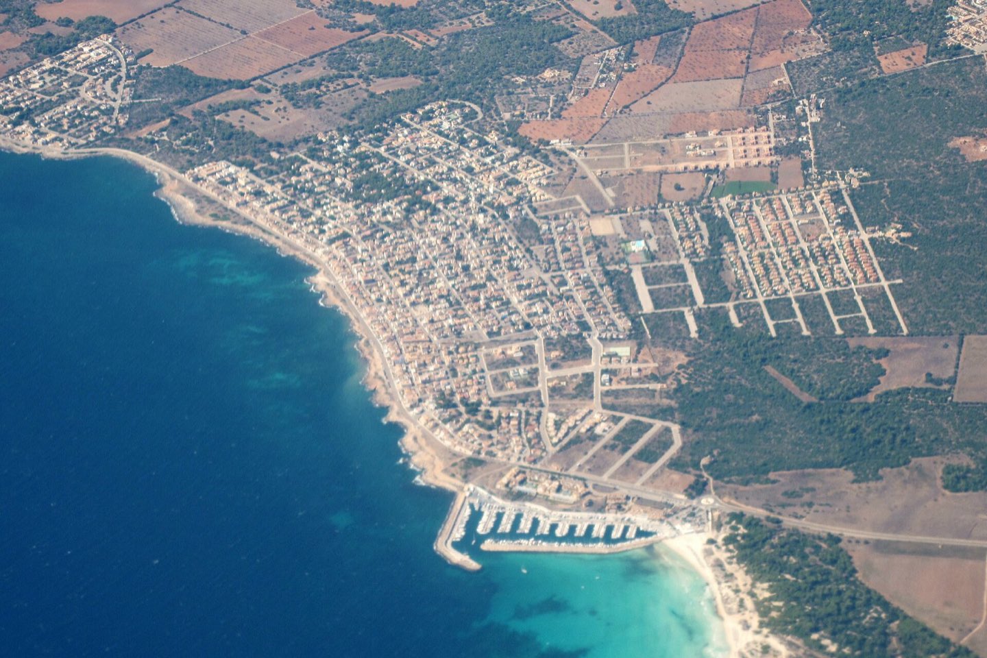 Vista del litoral del Delta del Ebro