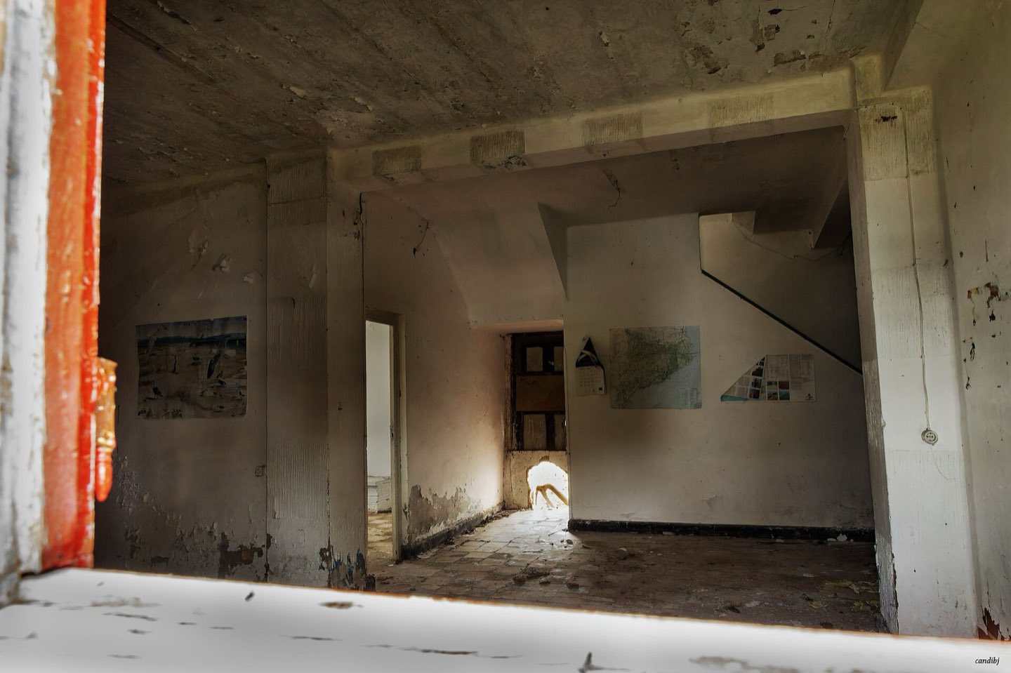 Interior de una barraca del Delta del Ebro